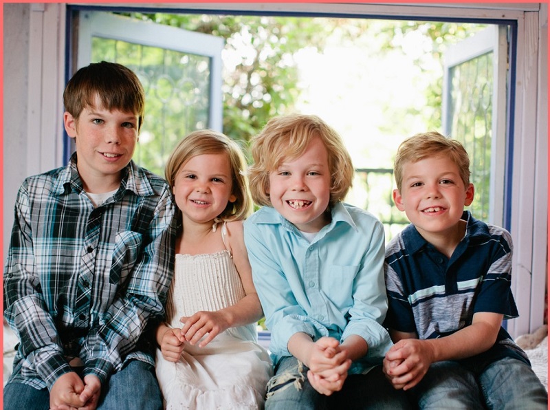 Những đứa trẻ nhà Cromwell (từ trái sang): Chase, Madeleine, Payden và Hudson.