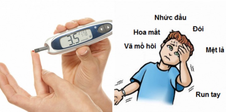 Hạ đường huyết là khi lượng glucose huyết tương còn khoảng < 3,9 mmol/l