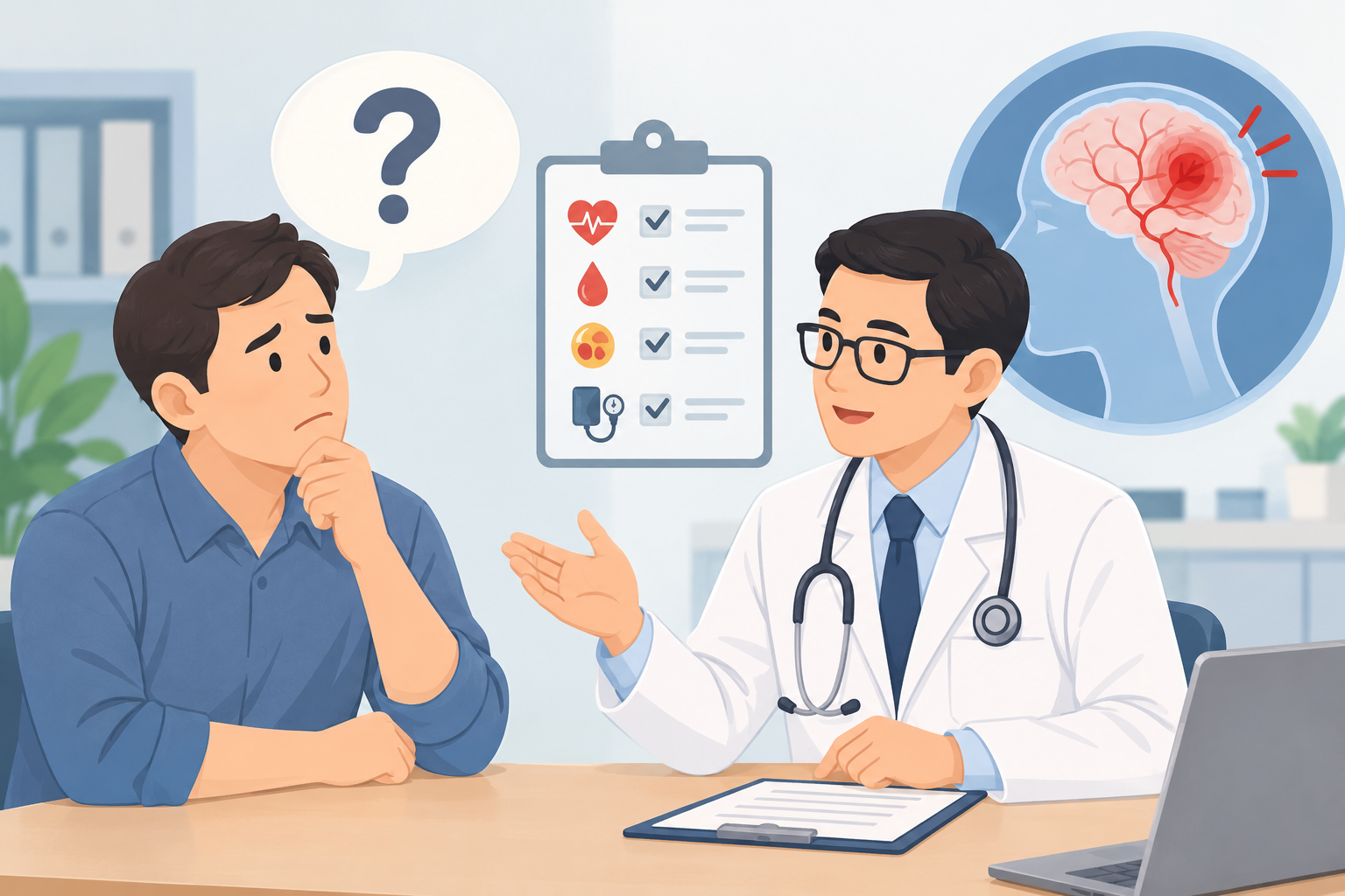 Đã khám sức khỏe định kỳ hằng năm, có cần tầm soát đột quỵ nữa không?